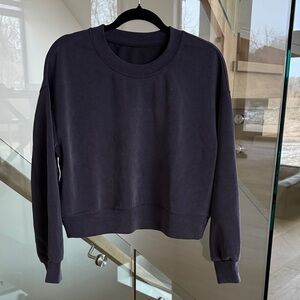 lululemon athletica Black Soft Stream Crewneck Sweatshirt